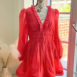 Zimmerman Ruffled Mini dress and